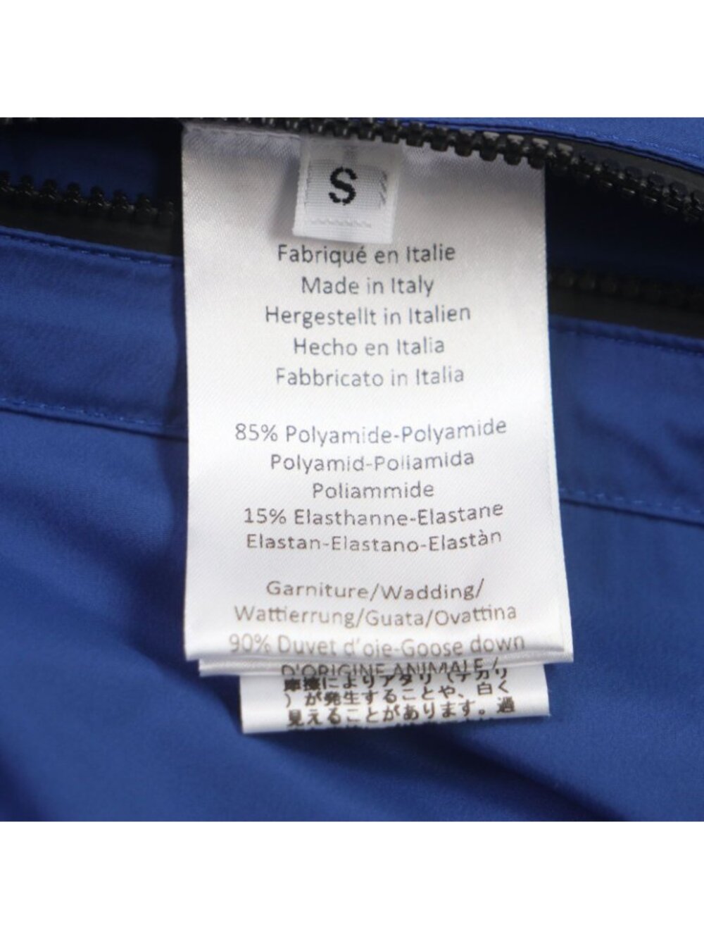 Hermes Zip Up Down Vest Gilet Blue Navy - Picture 9 of 12